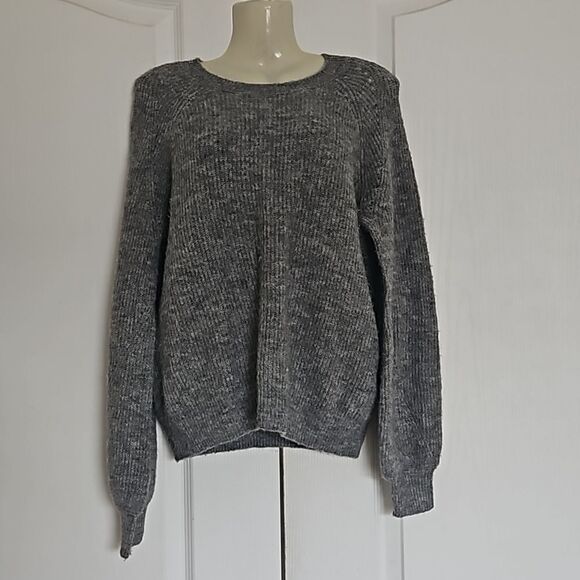 Style & Co. Knitted Long Sleeves Sweater Small Gray - Picture 1 of 16